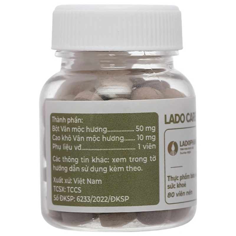 Lado Care Vân Mộc Hương lọ 80 viên - 4